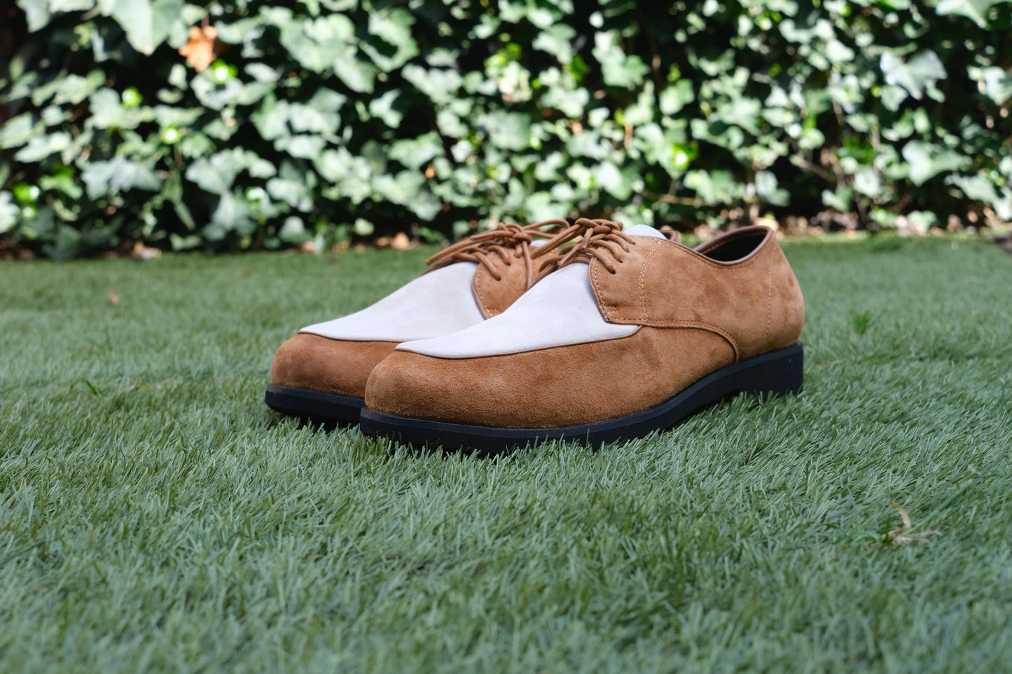 GrooveMaster Shoes Brown&White
